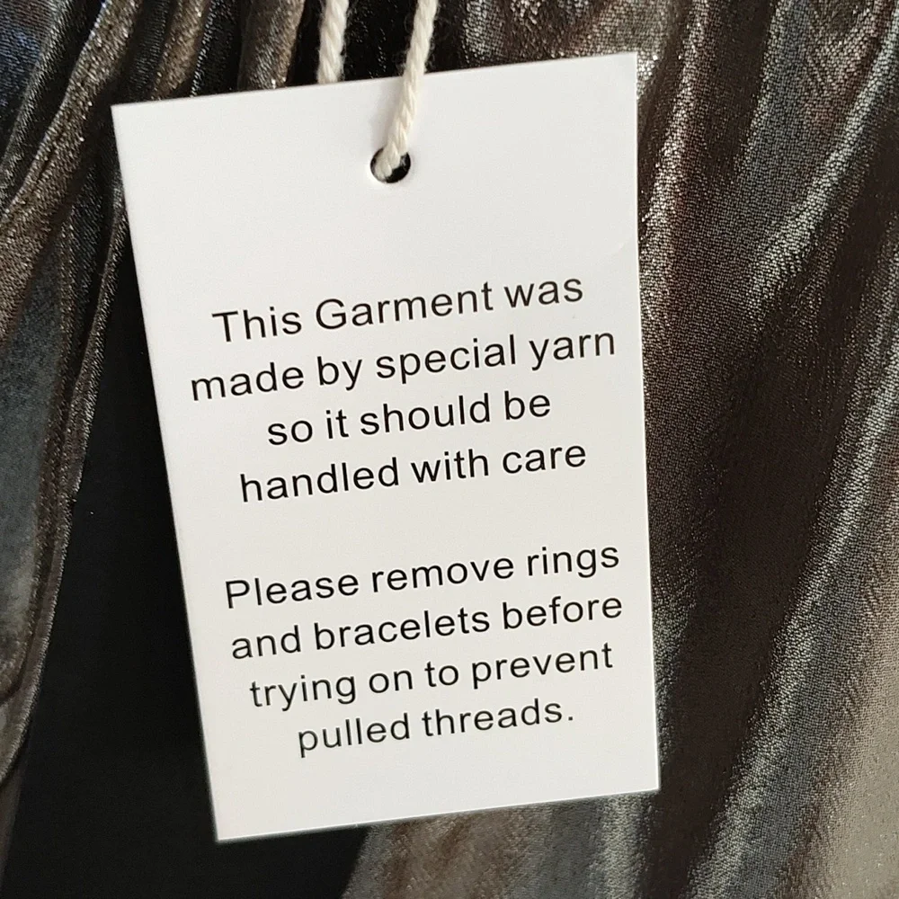 New Mango Metallic Party Dress Size XS - Picture 7 of 12